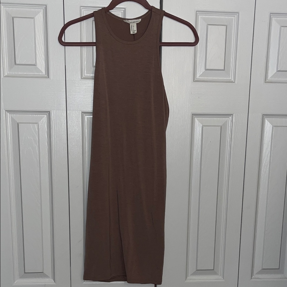 Forever 21 Chocolate Brown Tank Dress